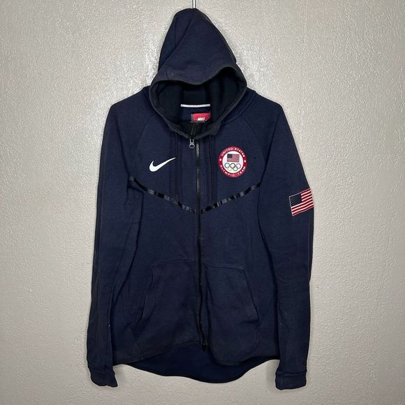 Nike Tech Fleece Hoodie USA Olympic Team Large - Picture 2 of 8